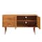 Walker Edison 58" Caramel Solid Wood 2-Drawer Prism Sideboard